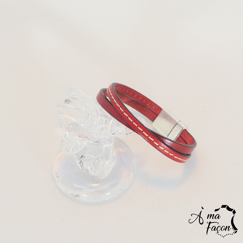 Bracelet bicolore femme