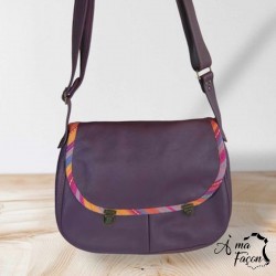 sac à main femme en bandoulière, en cuir - À ma façon