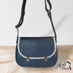 sac à main femme en bandoulière, en cuir - À ma façon