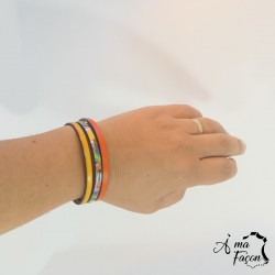 Bracelet femme tricolore