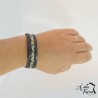 Bracelet femme tricolore