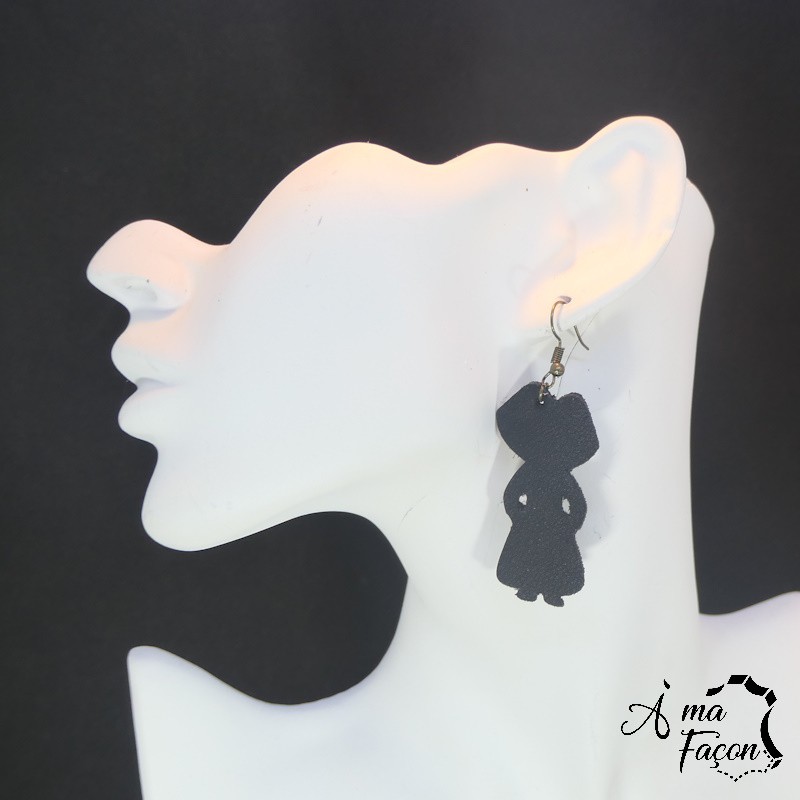 Boucles d'oreilles couple Alsacien