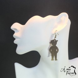 Boucles d'oreilles couple Alsacien