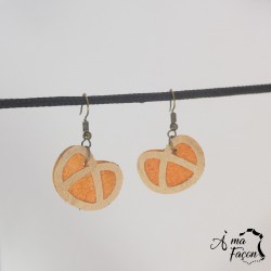 Boucles d'oreilles bretzel