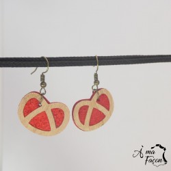 Boucles d'oreilles bretzel