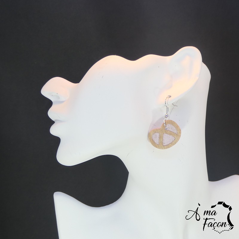 Boucles d'oreilles bretzel