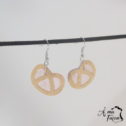 Boucles d'oreilles bretzel