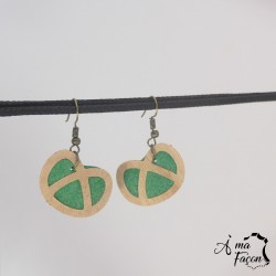 Boucles d'oreilles bretzel