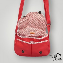 sac à main femme en bandoulière, en cuir - À ma façon
