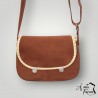 sac à main femme en bandoulière, en cuir - À ma façon