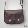 sac à main femme en bandoulière, en cuir - À ma façon