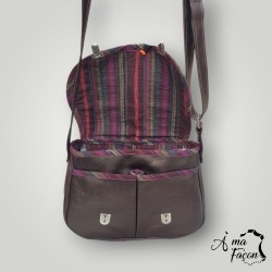 sac à main femme en bandoulière, en cuir - À ma façon