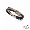 bracelet double en cuir - À ma façon