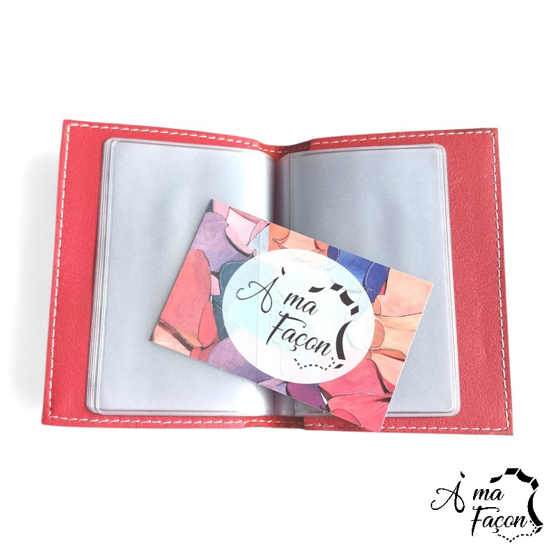 porte carte multivues en cuir - À ma façon