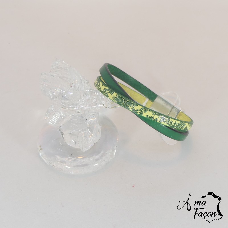 bracelet double en cuir - À ma façon